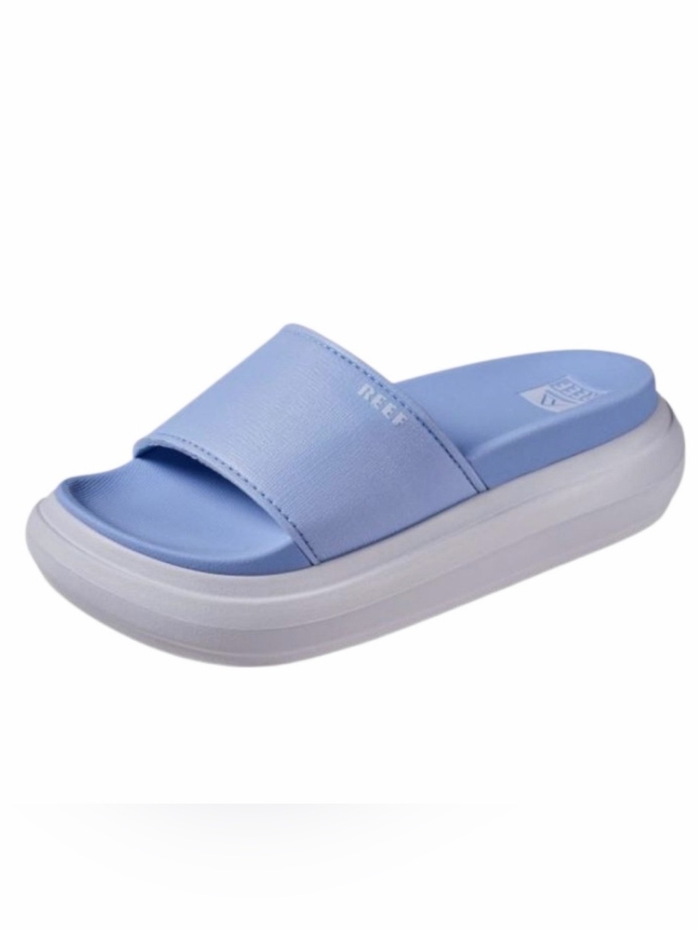 Reef Women's Platform Slide Sandal in Powder Blue